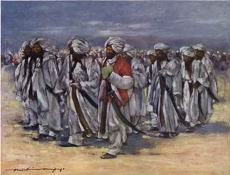 Baluch-Häuptlinge am Durbar-Tag